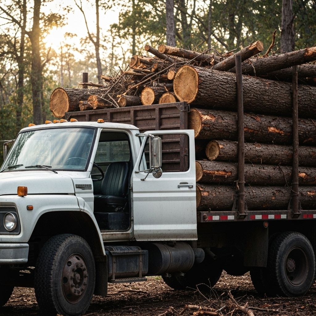 Ford F800 dump truck for dirt hauling