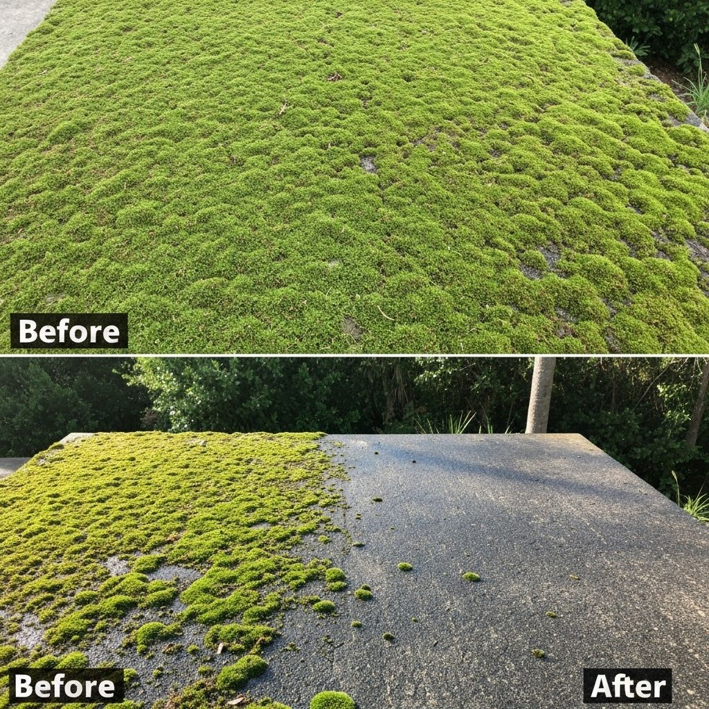 Spanish Moss Removal Process